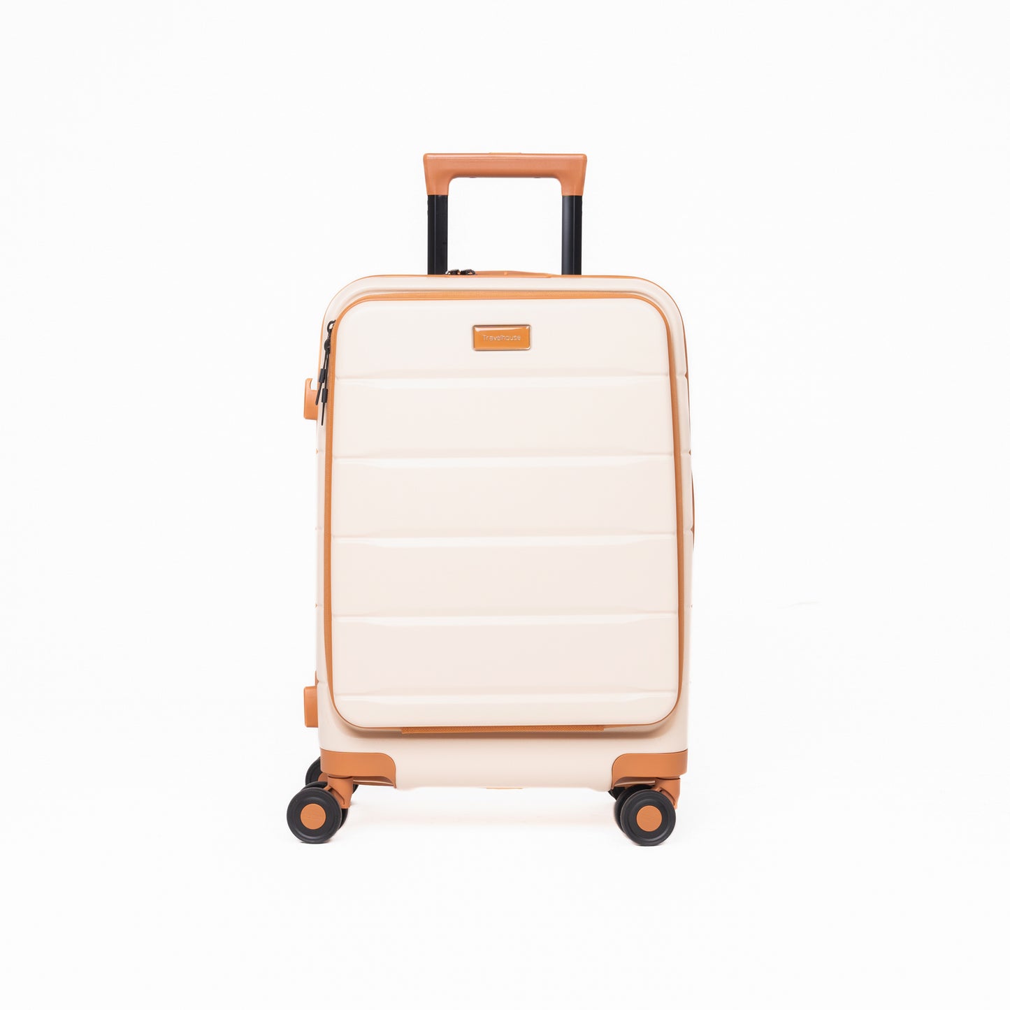 Landisun Bridgeport Lightweight 20 inch Carry On with Zippered Front Pocket and Laptop Sleeve