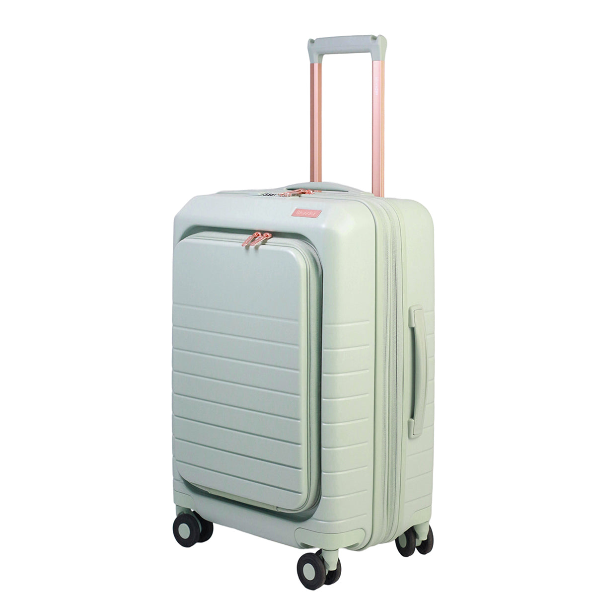 Wonder Barcelona Hardside Spinner Carry-On Luggage with Front Pocket and Laptop Sleeve