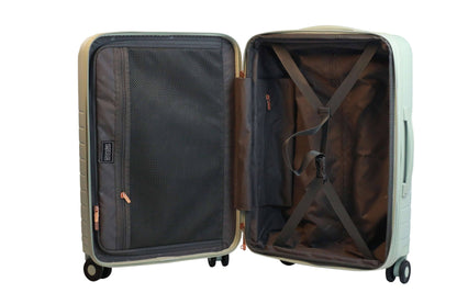 Wonder Barcelona Hardside Spinner Carry-On Luggage with Front Pocket and Laptop Sleeve