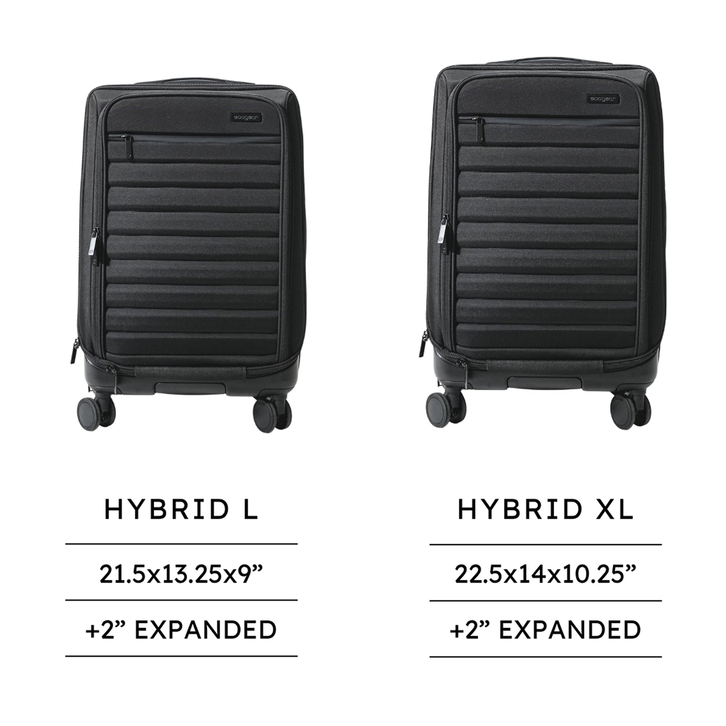 Exclusive VIP Hybrid Carry-on Luggage + Free vacuum bag + Pump + Shoe Bag